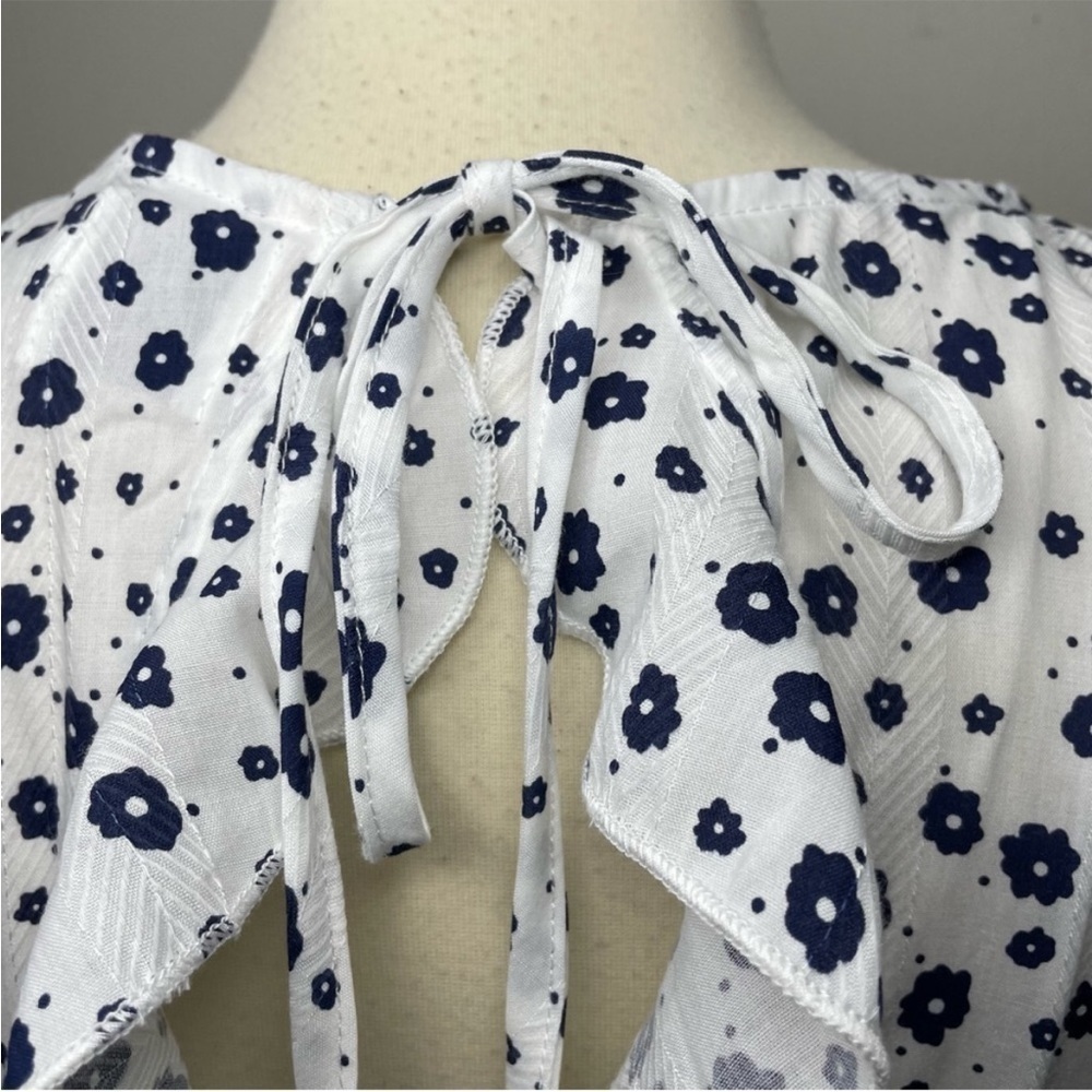 PRINCESS POLLY Nate Floral Ruffle Mini Dress size 10 - Picture 2 of 9